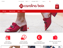Tablet Screenshot of carolinaboix.com